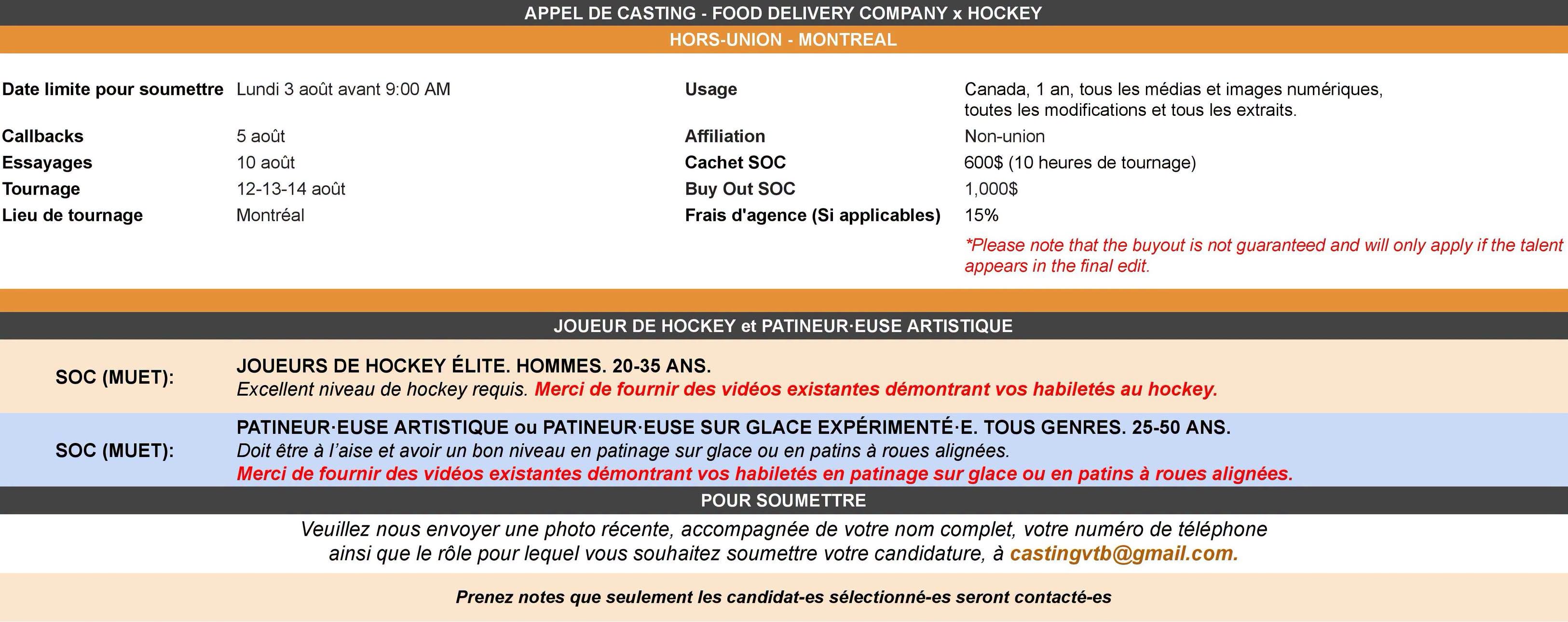 Visuel hockey et patinage